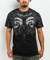 Affliction Collapse Black Wash T-Shirt