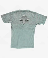 Affliction Collapse Blue Wash V-Neck T-Shirt