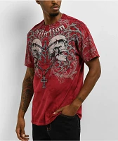 Affliction Collapse Red T-Shirt