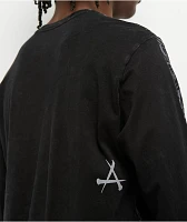 Affliction Cross And Bones Black Long Sleeve T-Shirt