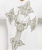 Affliction Cross White T-Shirt