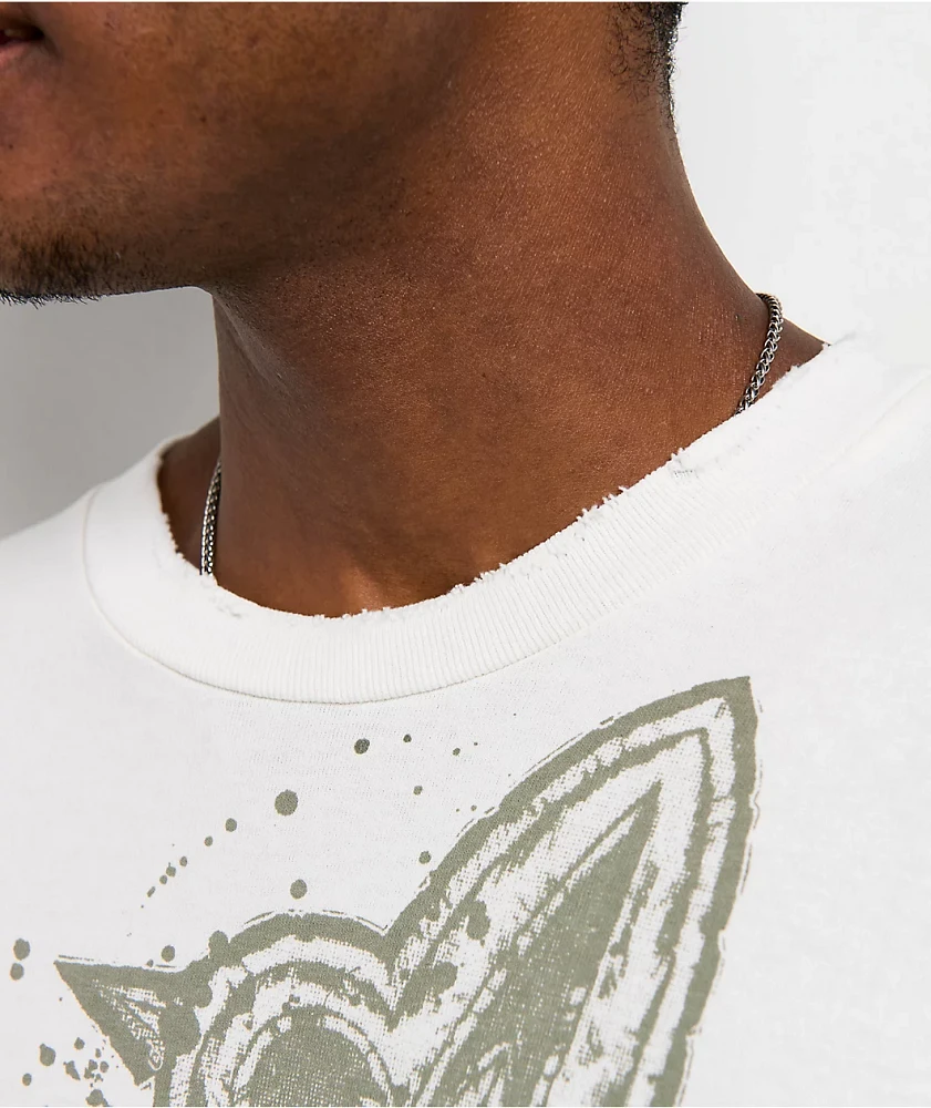 Affliction Cross White T-Shirt