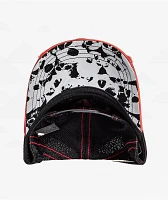 Affliction Crows Dirty Red Potassium Spray & Black Trucker Hat