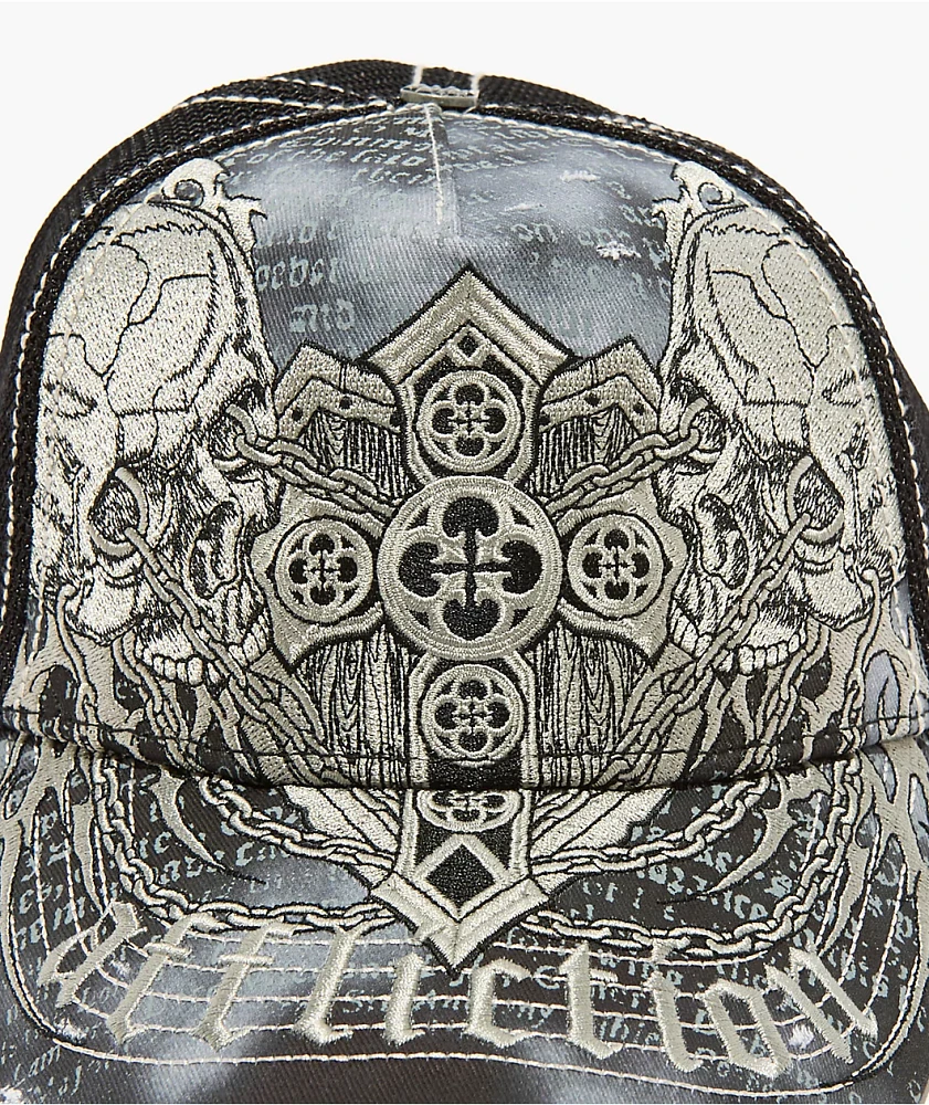 Affliction Dominion Black Trucker Hat