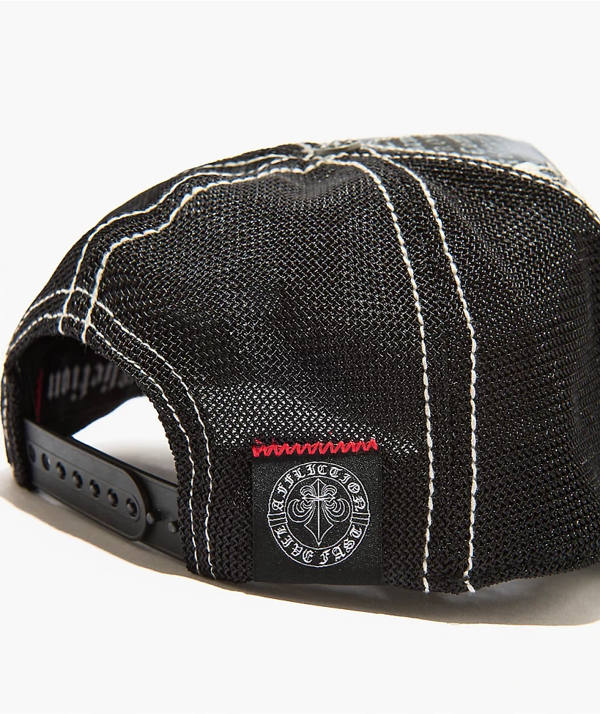 Affliction Dominion Black Trucker Hat