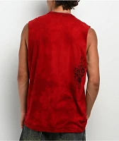 Affliction Eleven Red Tank Top