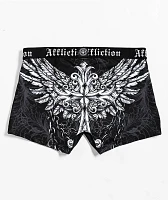 Affliction Empower Black & White Boyshort Underwear