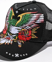 Affliction Eternal Pride Black Trucker Hat