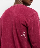 Affliction Eternity Dark Red Long Sleeve T-Shirt