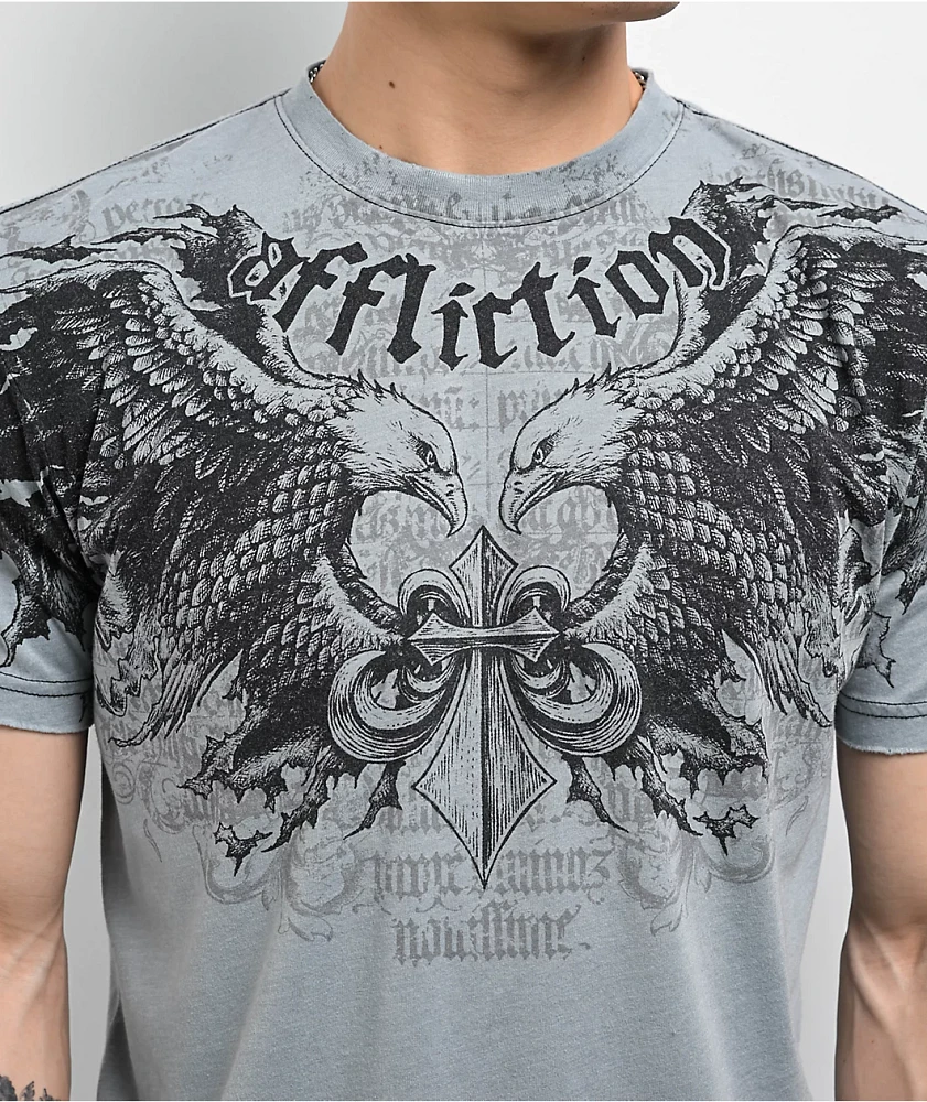 Affliction Homage Light Grey T-Shirt