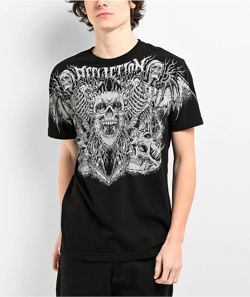 Affliction Horror Swarm Black T-Shirt