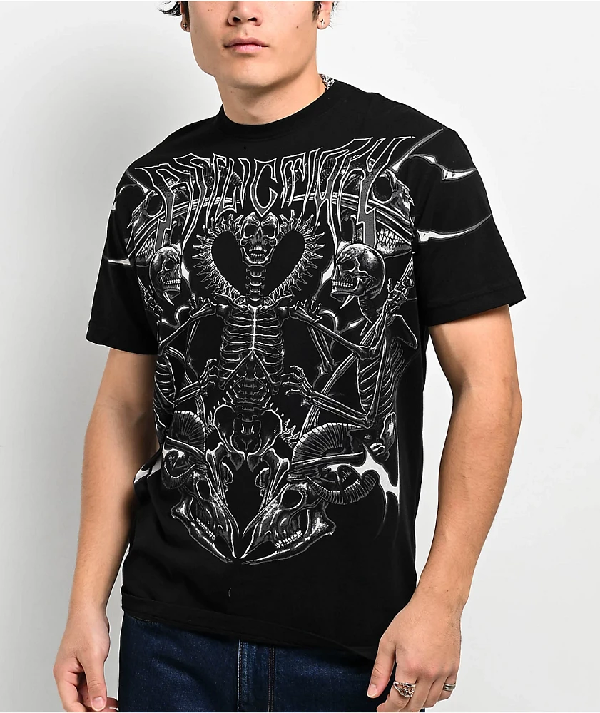 Affliction Imperial Beast Black T-Shirt