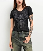 Affliction Iron Soul Burnout Black T-Shirt