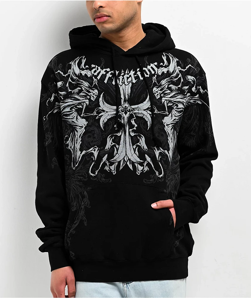 Affliction Jump Black Hoodie