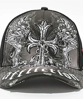 Affliction Jump Black Trucker Hat