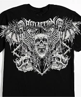 Affliction Kids Horror Swarm Black Lava T-Shirt