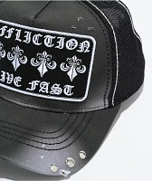 Affliction Life Black Trucker Hat