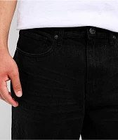 Affliction Live Fast Black Wide Leg Jeans