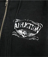 Affliction Lynchburg Black Zip Hoodie