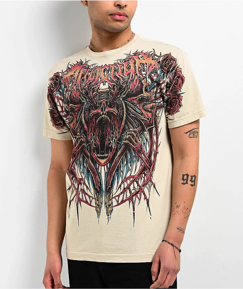 Affliction Pale Sky Tan T-Shirt 