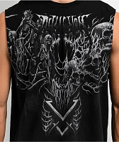 Affliction Permafrost Black Tank Top