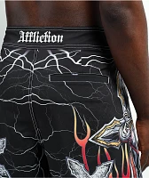 Affliction Phantom Fire Black Board Shorts