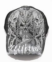Affliction Primal Tech Black Trucker Hat