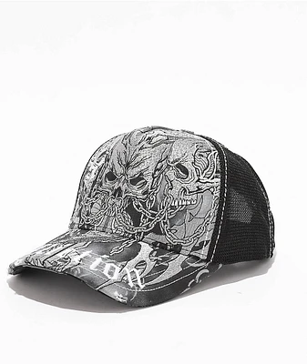 Affliction Primal Tech Black Trucker Hat