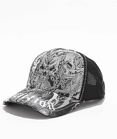 Affliction Primal Tech Black Trucker Hat