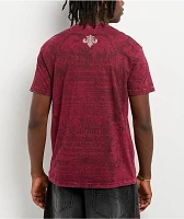 Affliction Rising Passage Red Wash T-Shirt