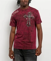 Affliction Rising Passage Red Wash T-Shirt