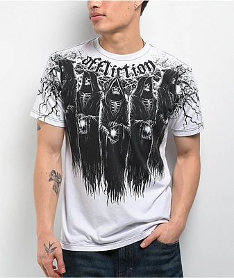 Affliction Shadow White T-Shirt