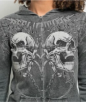 Affliction Shred Fest Black Zip Hoodie