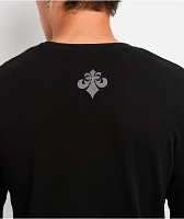 Affliction Shrouded Night Black Thermal Long Sleeve T-Shirt