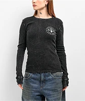 Affliction Simulation Black Thermal Long Sleeve T-Shirt