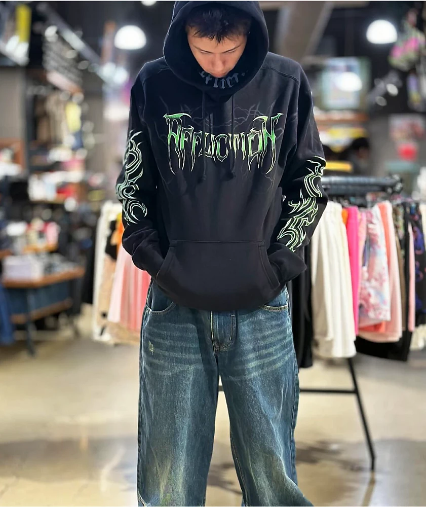 Affliction Sinister Black Hoodie