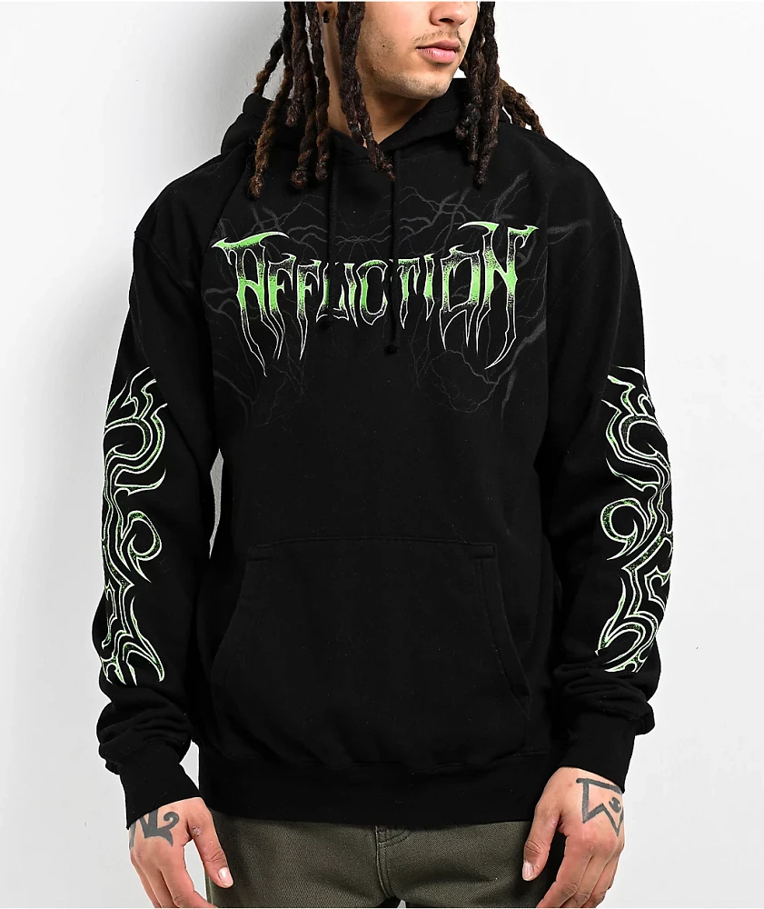 Affliction Sinister Black Hoodie