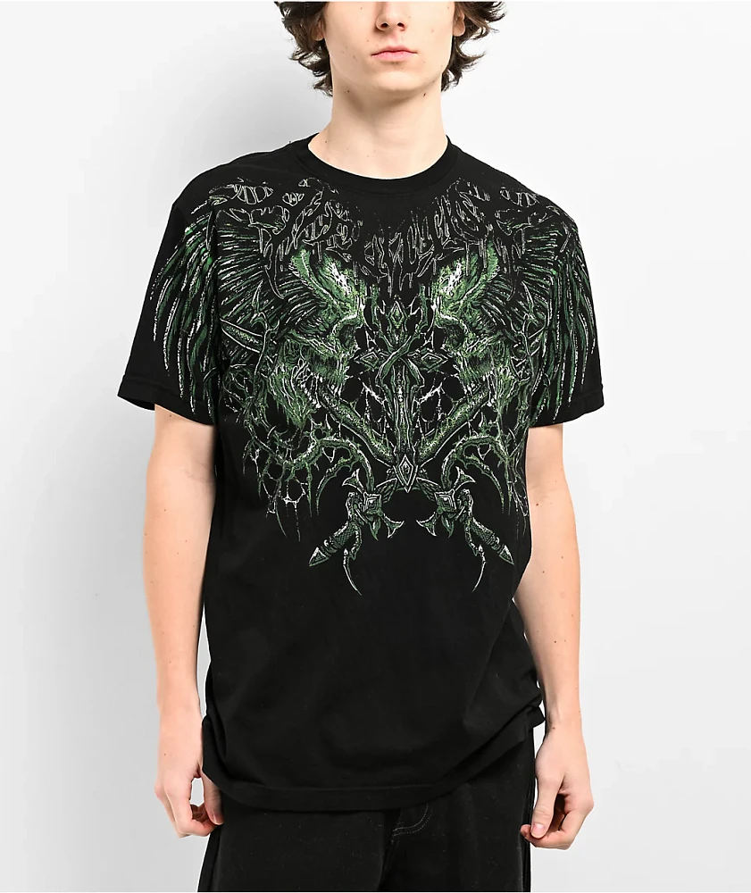 Affliction Toxic Wrath Black T-Shirt