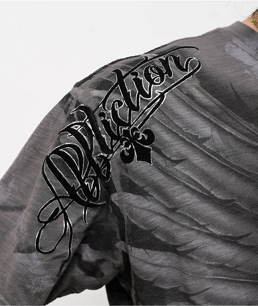 Affliction Vanquish Charcoal Wash T-Shirt