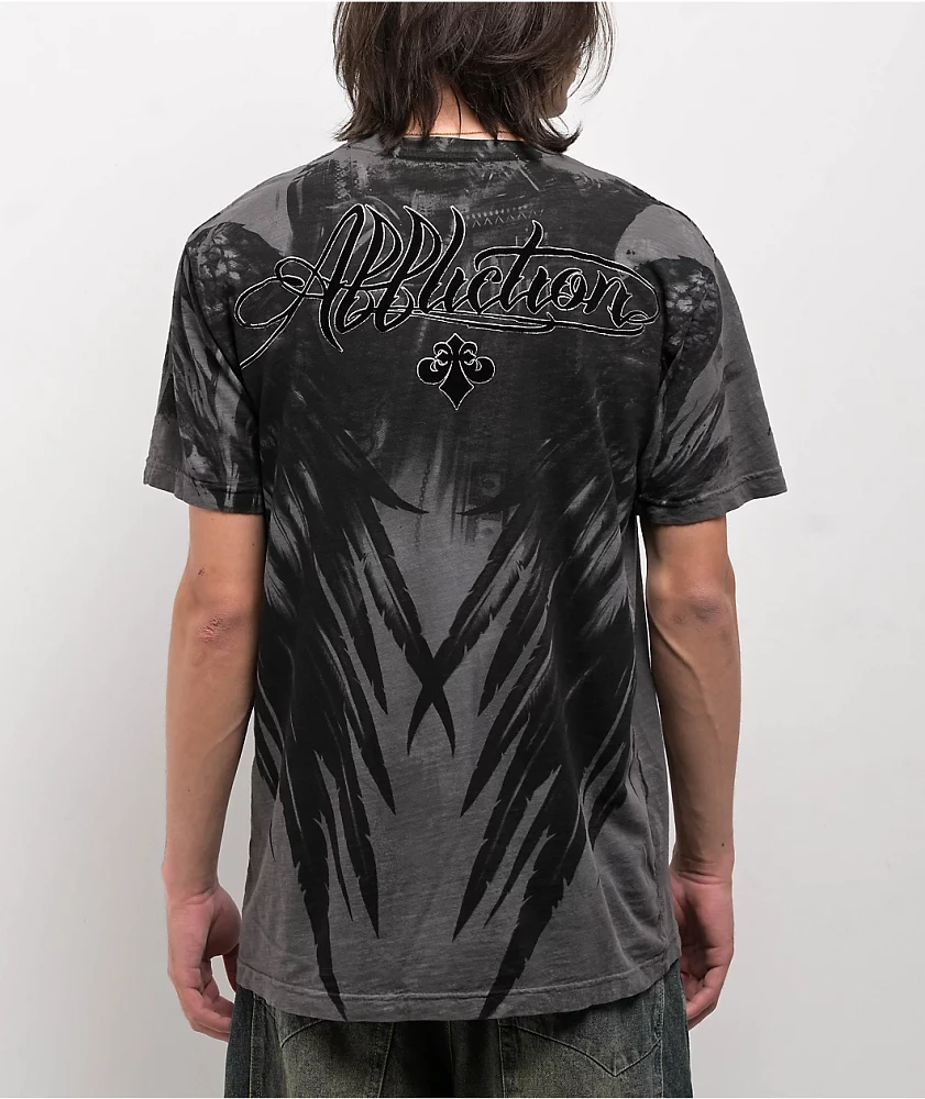 Affliction Vanquish Charcoal Wash T-Shirt