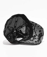 Affliction Winged Up Black Potassium Spray Trucker Hat