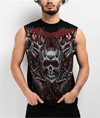 Affliction Witch Hunt Black Tank Top