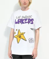 After School Special x NBA Los Angeles Lakers White T-Shirt