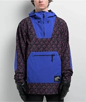 Airblaster Freedom Magenta Terry 10K Anorak Snowboard Jacket