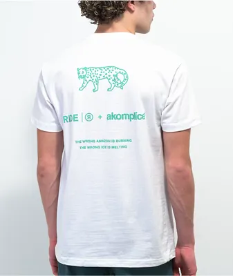 Akomplice x Ride Protect White T-Shirt