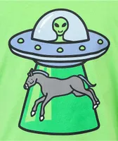 Alex's Stupid Studio Alien Lime T-Shirt