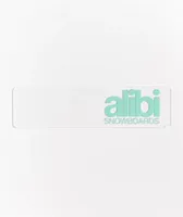 Alibi Clear & Teal Wax Scraper