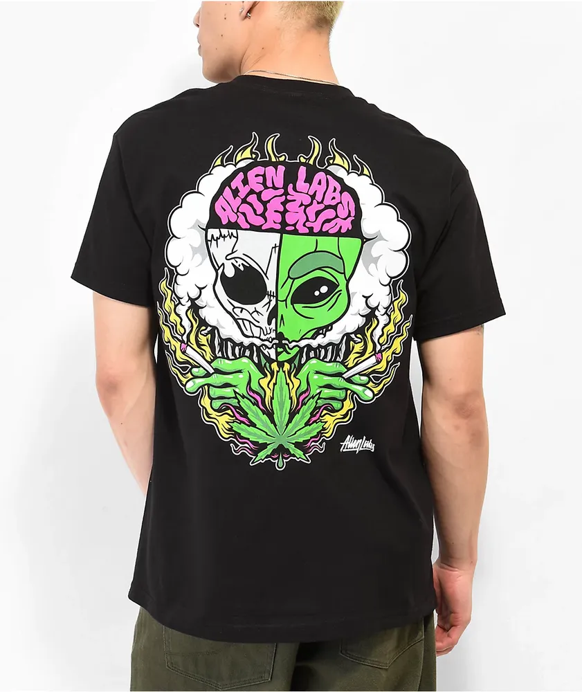 Alien Labs Brain Cloud Black T-Shirt