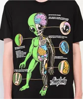 Alien Labs Dissected Alien Black T-Shirt