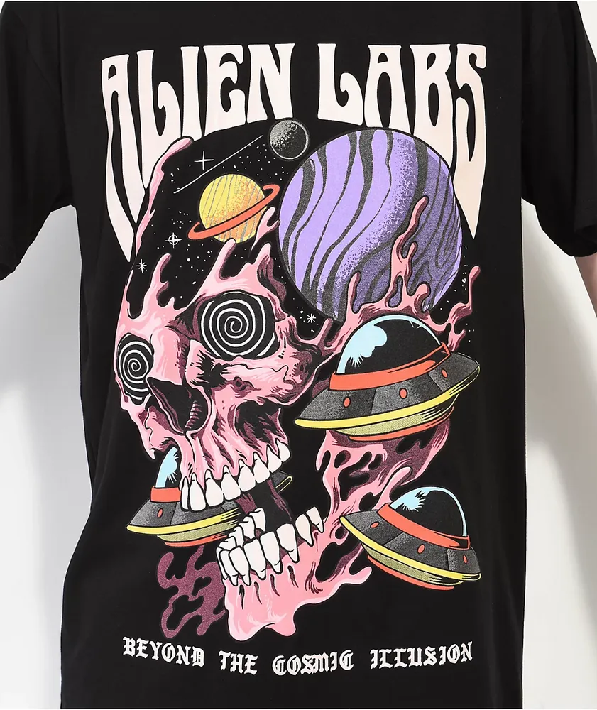 Alien Labs Planet Skulls Black T-Shirt